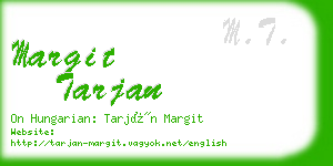 margit tarjan business card